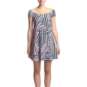 NWOT Susana Monaco Marina off shoulder dress xs